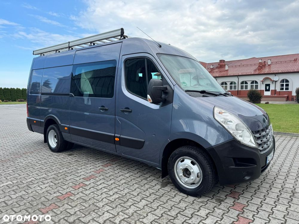 Renault MASTER L4H2 Klima Elektryka Na Bliźniaku Brygadówka Dubel Kabina 7os Hak Serwis - 19