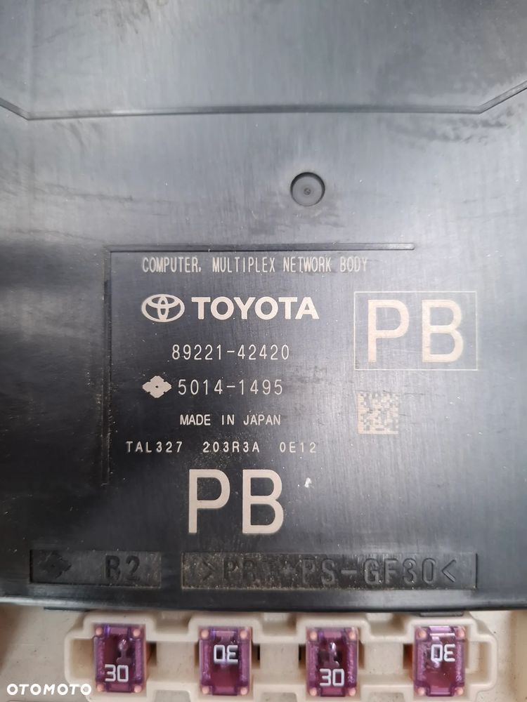 TOYOTA RAV4 V MODUŁ STEROWNIK KOMFORTU 89221-42420 - 7