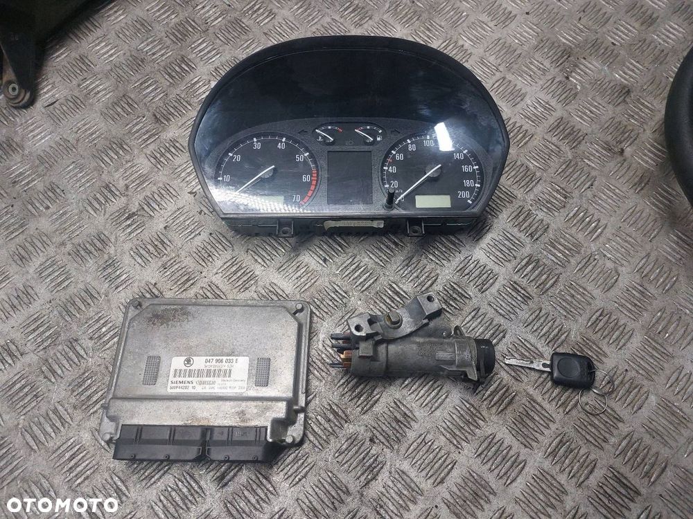 ZESTAW STARTOWY SKODA FABIA I 1.4 8V 047906033E 4B0905851C 6Y1919860C - 1
