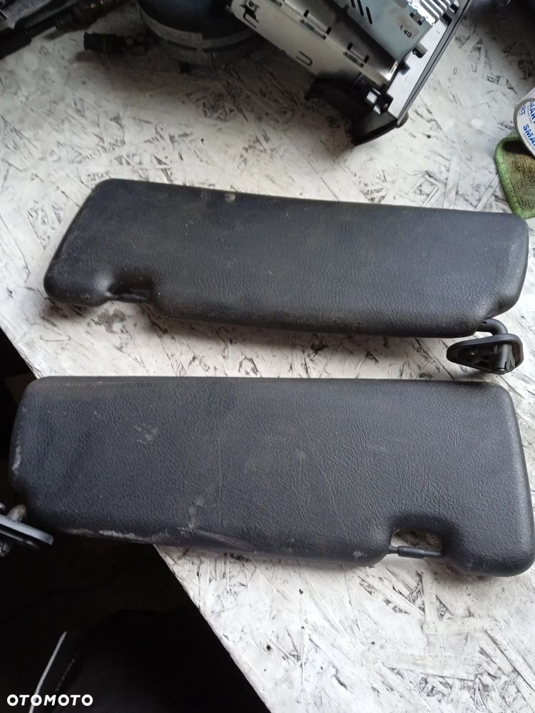 BMW E46 3 OSŁONY PRZECIWSŁONECZNE DASZKI CZARNE CABRIO komplet - 2