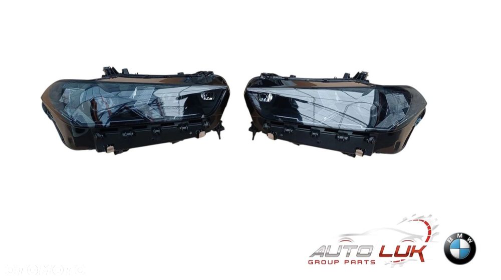 BMW X5 G05 X6 G06 LCI LAMPA PRZOD LEWA PRAWA BMW LED BLACK Z DOŚWIETLENIEM 5A8E115 5A8E116 - 1