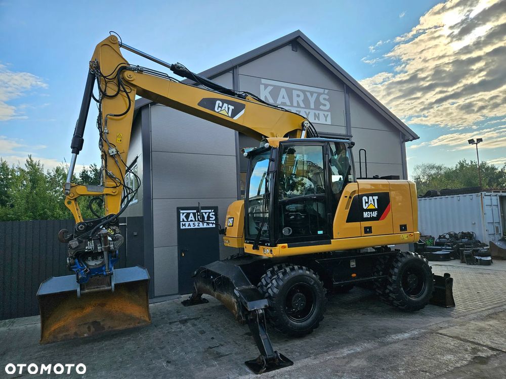 Caterpillar KOPARKA KOŁOWA CAT CATERPILLAR M314F M314 313 314 315 2018R ROTOTILT - 7