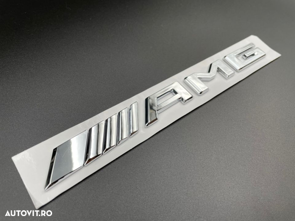 Emblema Mercedes AMG crom spate