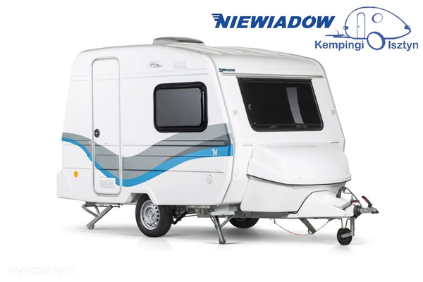 Niewiadów N126NTL Promocyjna cena! DMC750kg! 3 osobowa z WC! Dodatki w cenie!