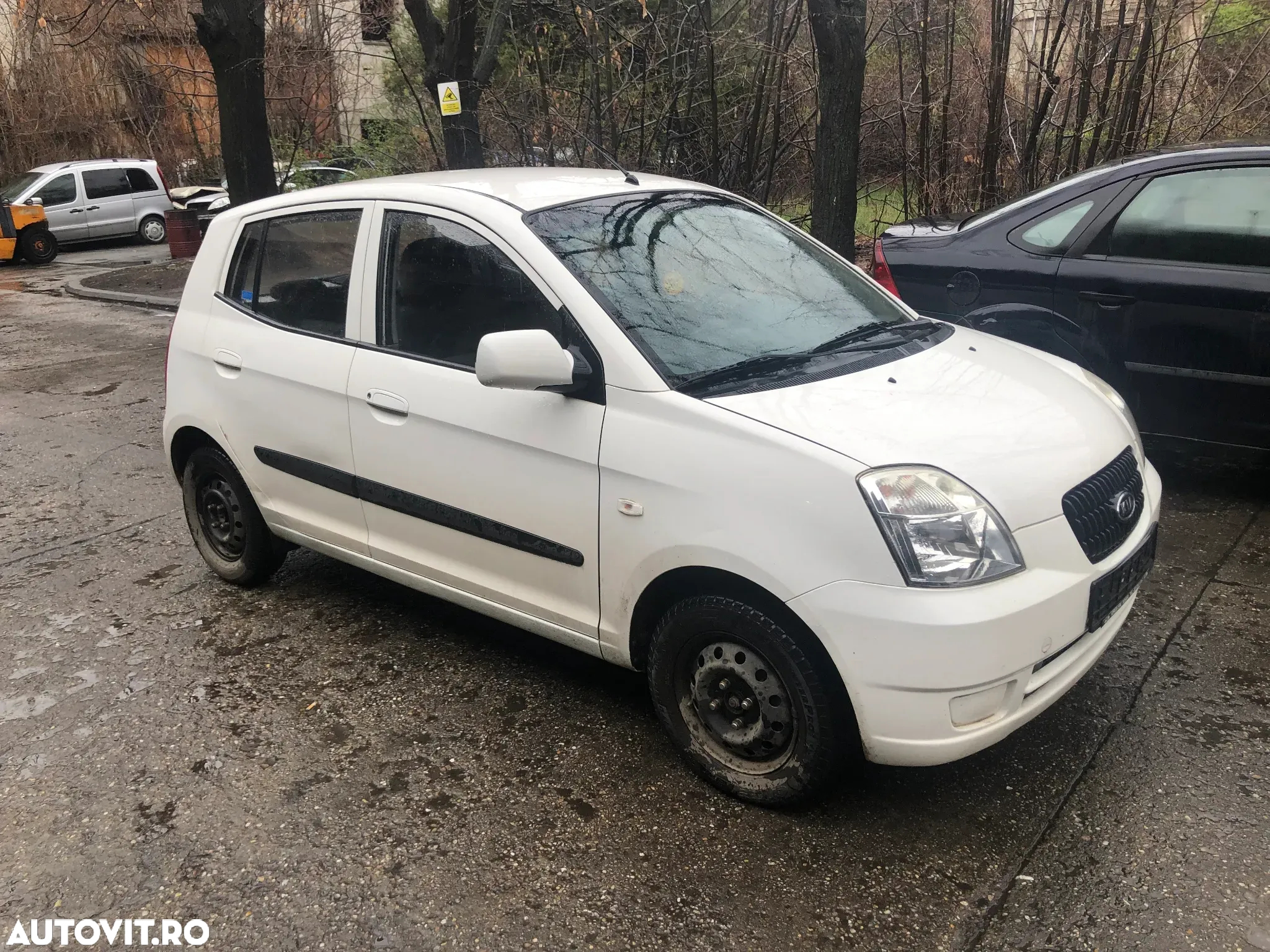 Aripa stanga/Aripa dreapta fata Kia Picanto 2006 alb - 5