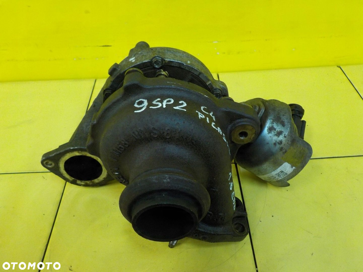 C4 PICASSO C3 DS3 1.6 E-HDI 13r 9HR turbina turbosprezarka 9666120680 - 3