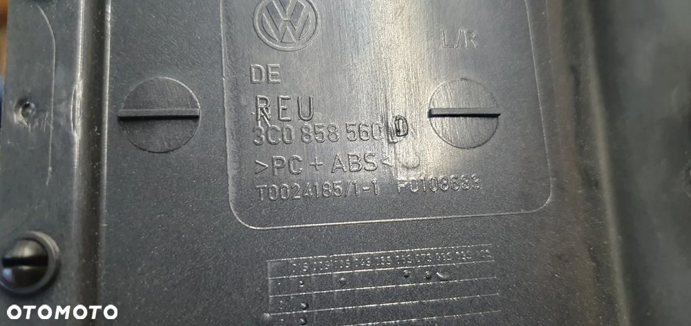 Osłona obudowa kolumny kierowniczej deski konsoli VW Passat B7 3C0858625A 3C1857200H 3AB857200 - 13