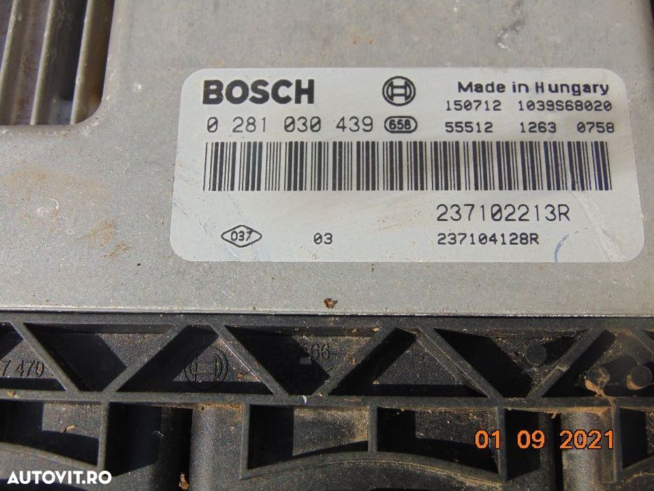 Calculator Renault clio 1.5dci Logan Dokker Sandero ECU motor 1.5dci d - 4