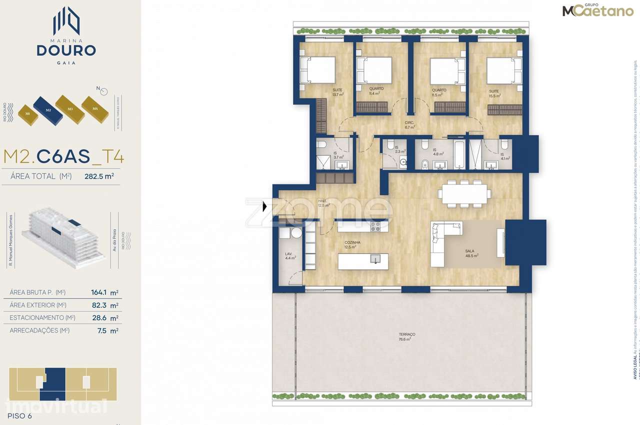 T4 - Empreendimento Marina Douro 2 - Grande imagem: 2/27