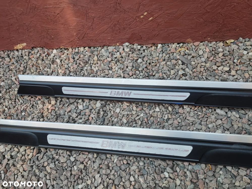BMW E46 COUPE / CABRIO ORYGINALNE LISTWY OZDOBNE PROGOWE LEWA / PRAWA O NR. 51 47 8 219 213 / 51 47 8 219 214 OEM W WERSJI CHROM - 12