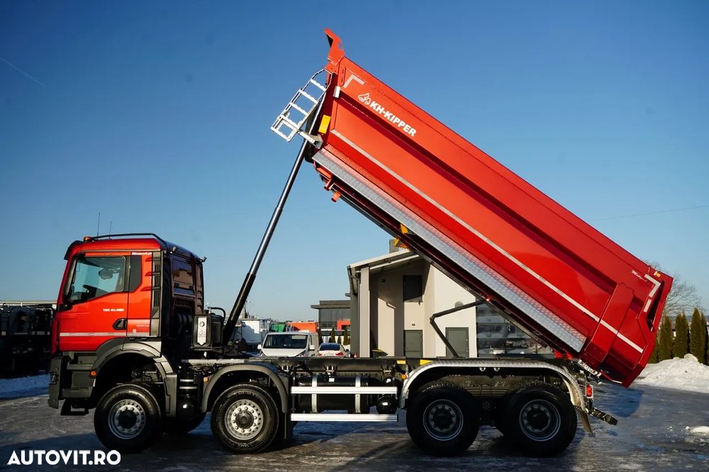 MAN TGS 41.480 / 8X8 / ​​BASCULATOR / AUTOMAT / NOU-NOUȚ / ECHIPAMENTE BOGATE / DISPONIBIL IMEDIAT / AUR METALIC / - 3