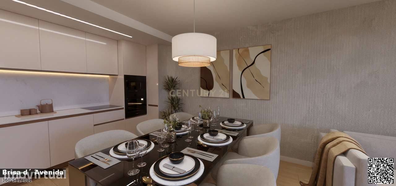 Brisa D´Avenida Residences | T3 NOVO | VARANDA | 2 lugares de parqueam - Grande imagem: 5/38