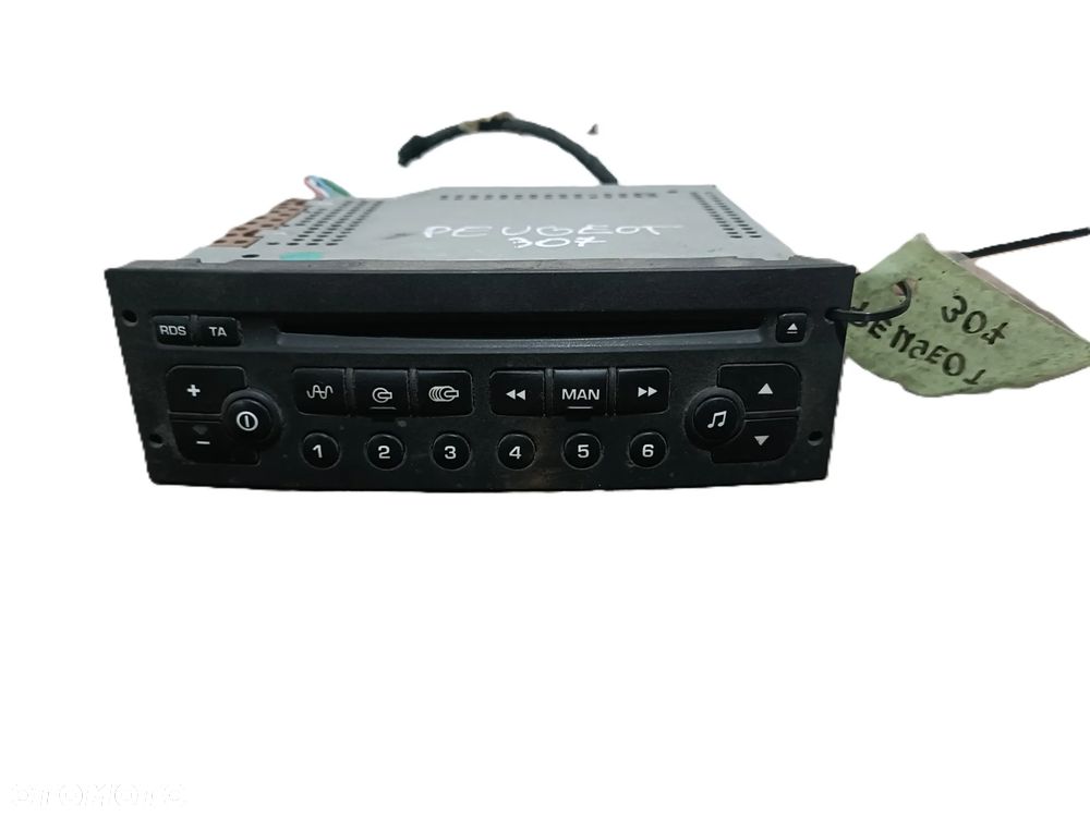 PEUGEOT 307 01-05 radioodtwarzacz radioodbiornik radio PSARCD10001 * - 1