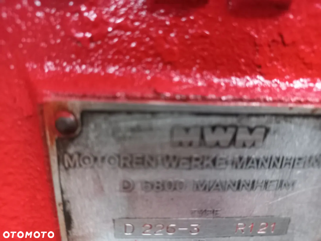 Silnik Renault MWM D226-3 kompletny,TD226-4,TD-B6,wał,blok,pompa,wtryski,tłok,korbowód,głowica 551,781,851,155-54,651,498 - 5