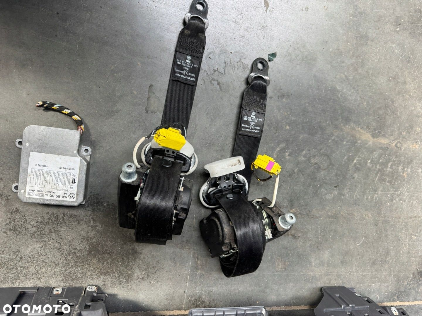 VW CADDY III KONSOLA PODUSZKA AIRBAG PASY SENSOR - 6