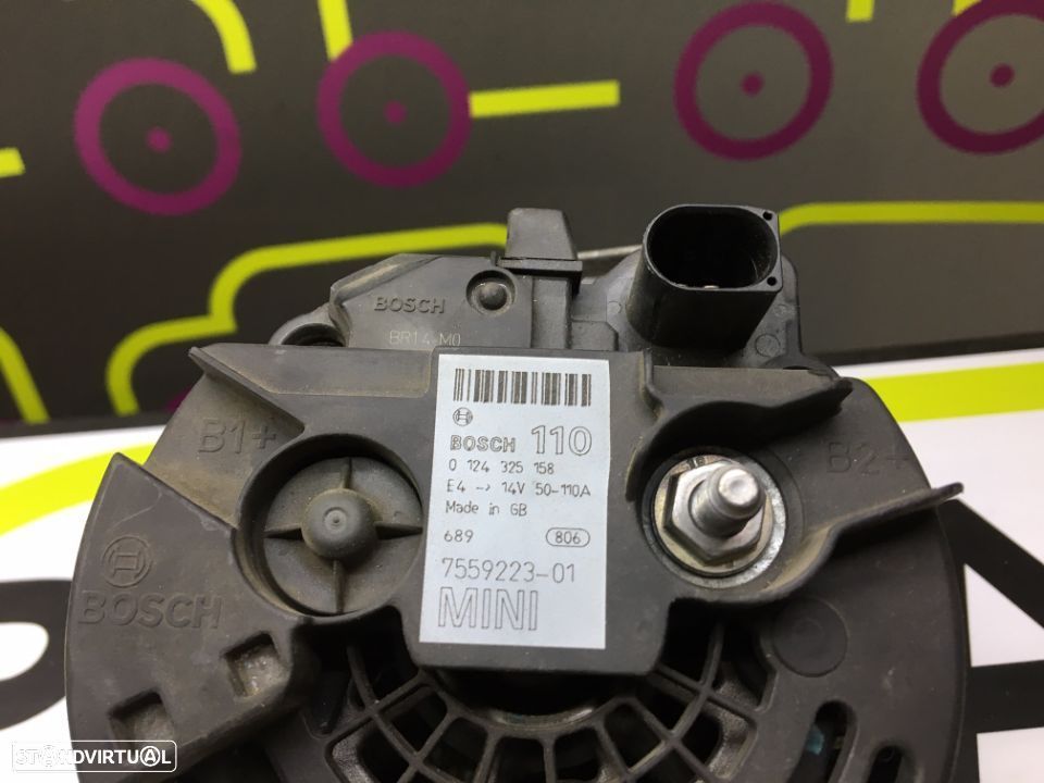 Alternador Mini (R50 / R53) 1.6i  116cv - Ref: 0124325158 - NO50002 - 2