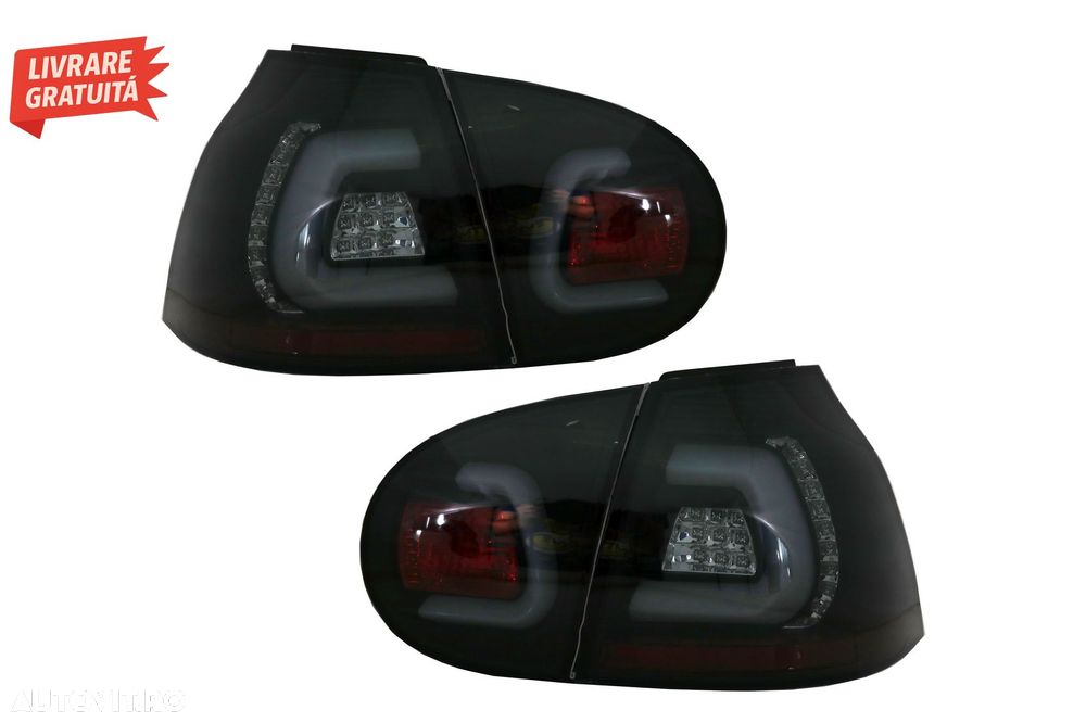 Stopuri TUBE LED BAR VW Golf 5 V (2004-2009) Negru Fumuriu Urban Style- livrare gratuita - 5