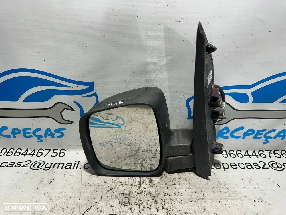 .Espelho Retrovisor Lateral Esquerdo Direito Original PSA Peugeot Bipper Citroen Nemo Fiat Fiorino 735460573 2008 - 2019 - 9