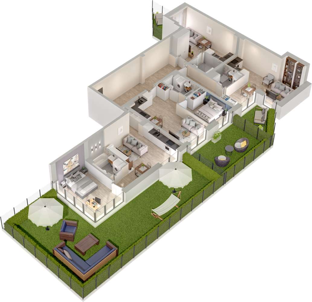 1.M.09 | 144,31 m² | 6 pokoi lub pakiet inwestycyjny | Krzyki- Gaj
