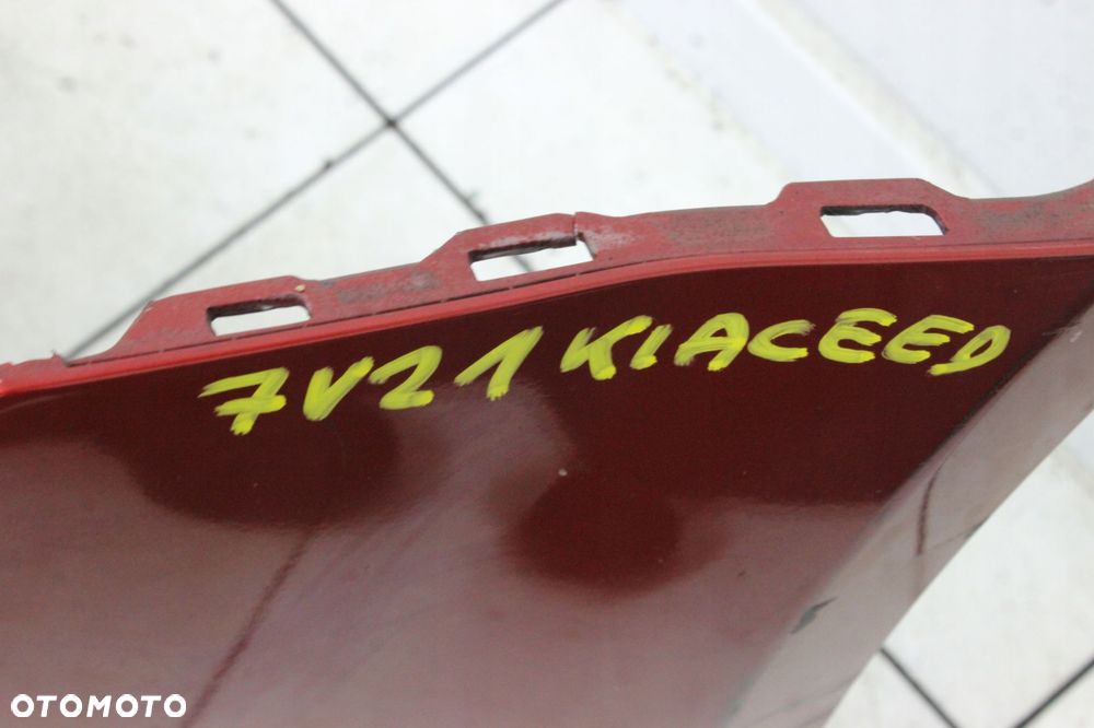 KIA CEED I LIFT 2009R- ZDERZAK PRZÓD PRZEDNI + GRILL KOMPLETNY AA1 - LAKIER - 12