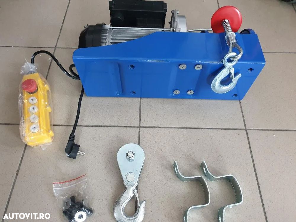 Macara,palan,electropalan HUSAR  500-990kg,18m cablu, la 230V - 5