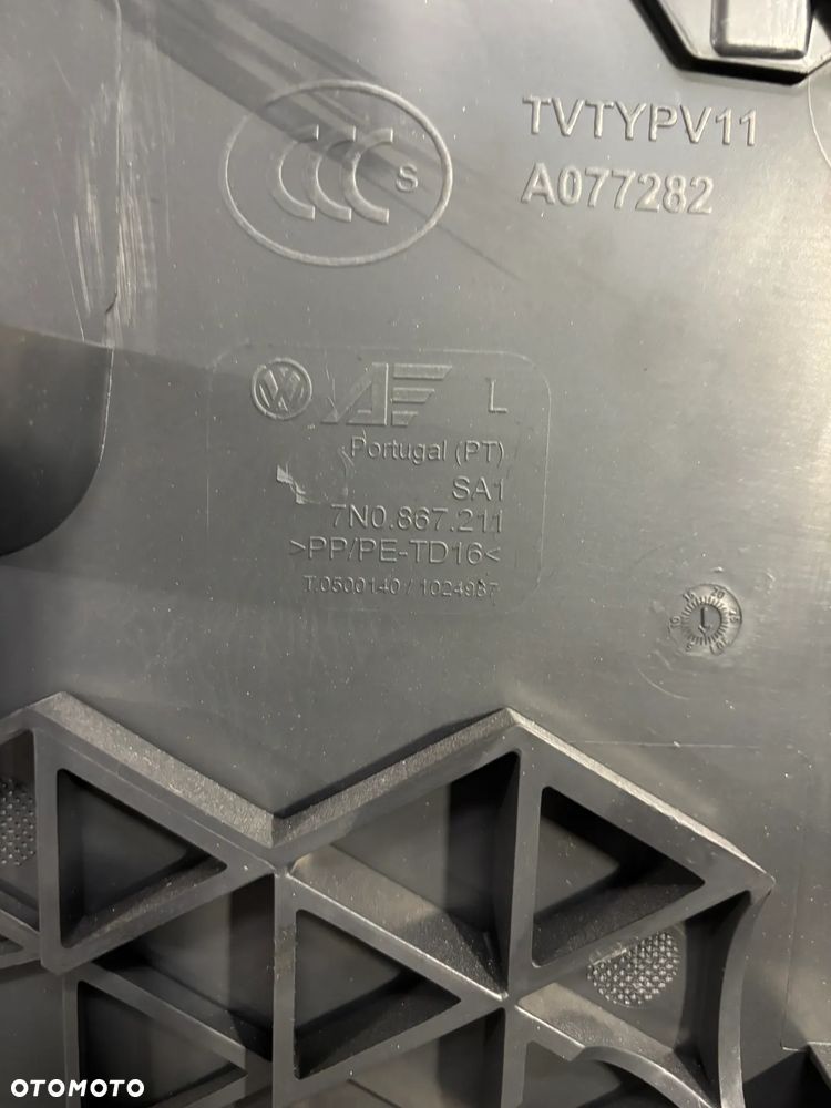 VW Sharan Seat Alhambra boczek drzwi tył prawy lewy 7N0867211T 7N0867212T roleta - 3