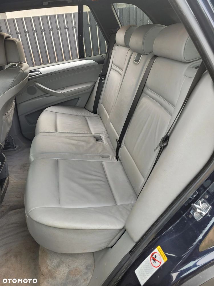 KANAPA TYŁ TYLNA BMW X5 E70 SZARA SKÓRA C44 - 1