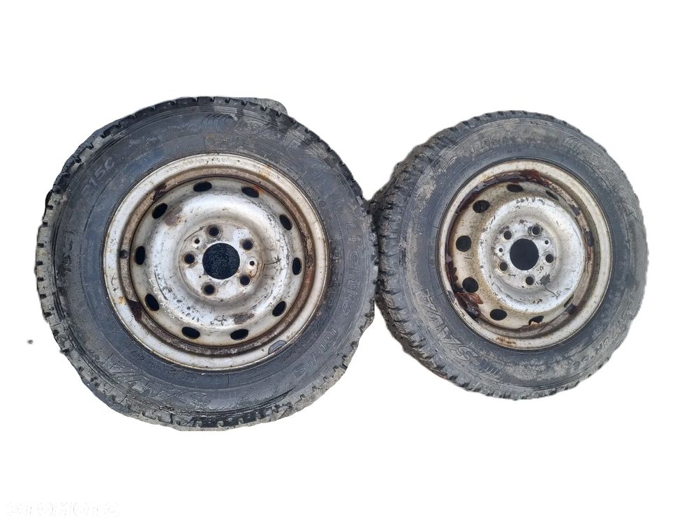 FIAT DUCATO II 94-06 r. 2 sztuki koła (opony + felgi) 195/70R15C 15'' + - 1