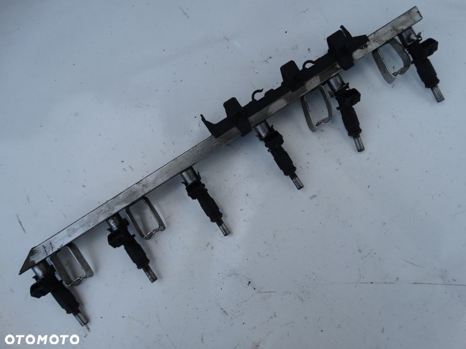 LISTWA WTRYSKOWA + WTRYSKI N52 2.5 3.0 BMW E60 E61 E63 E64 E65 E66 E90 E91 F-VAT - 1