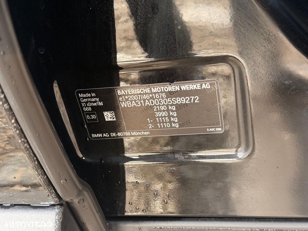 BMW X1 xDrive18d Aut. Advantage - 36