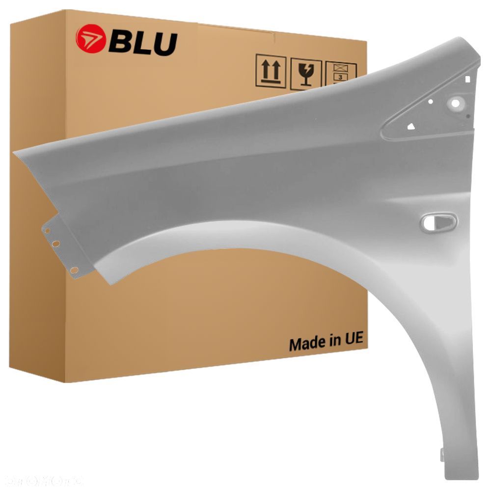 BLU Błotnik FIAT BRAVO II 2 620B Lewy Przód Srebrny SilberGrau - 1