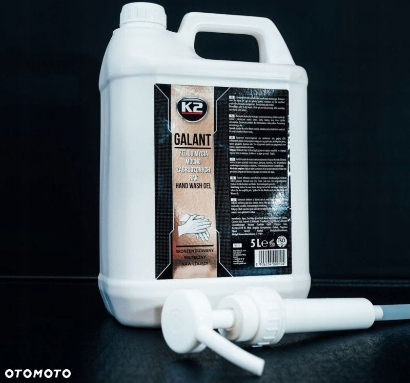 k2 galant z pompką żel do mycia rąk 5l - 2