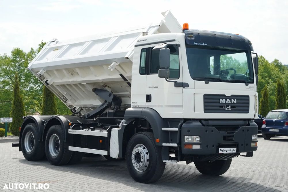 MAN TGA 33.350 / 6x4 / BASCULĂ / HIDRODOCKER / MEILLER KIPPER / BORDMATIC / MANUALĂ / IMPORTATĂ - 10