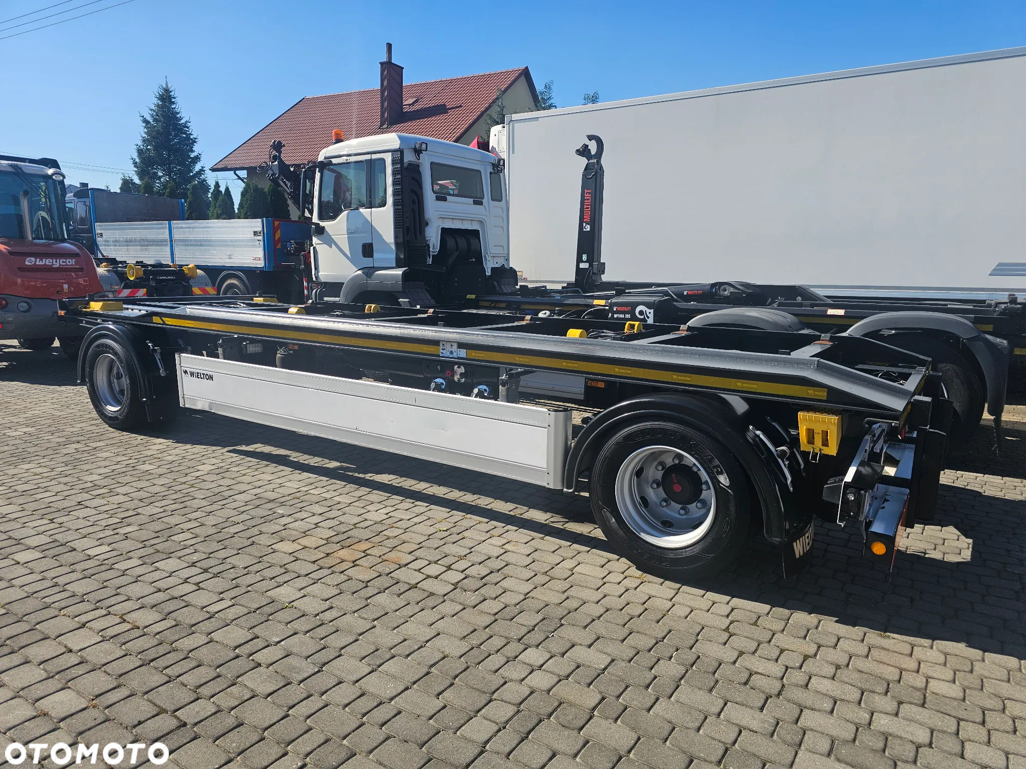 Wielton PODKONTENEROWA DO HAKOWCA JAK NOWA!2023r - 2