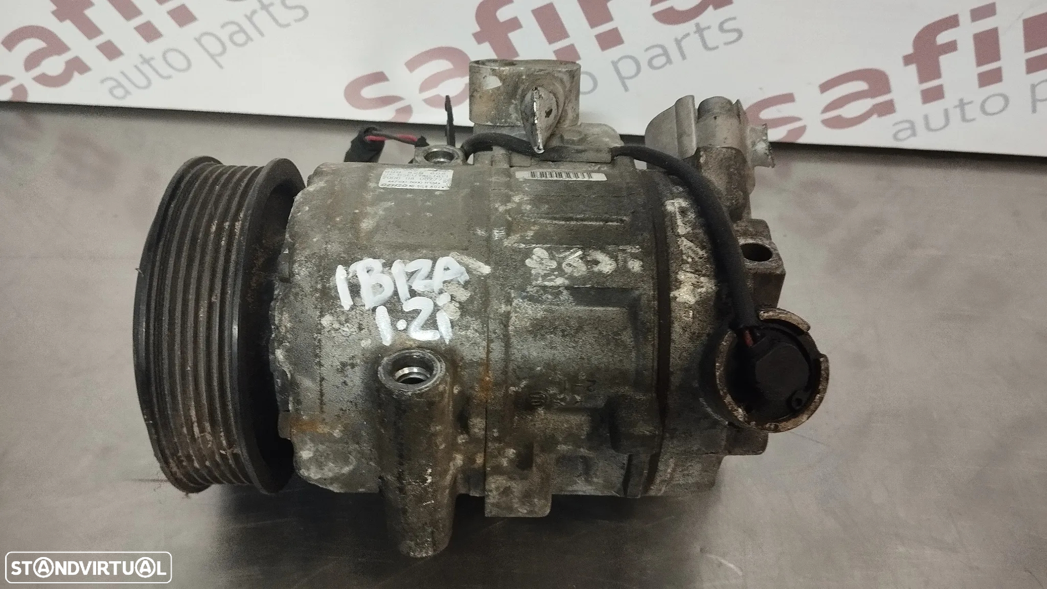 COMPRESSOR AC VOLKSWAGEN POLO 9N / SEAT IBIZA 6L 6J 6Q0820808E 6Q0820808D 6Q0820808 - 5