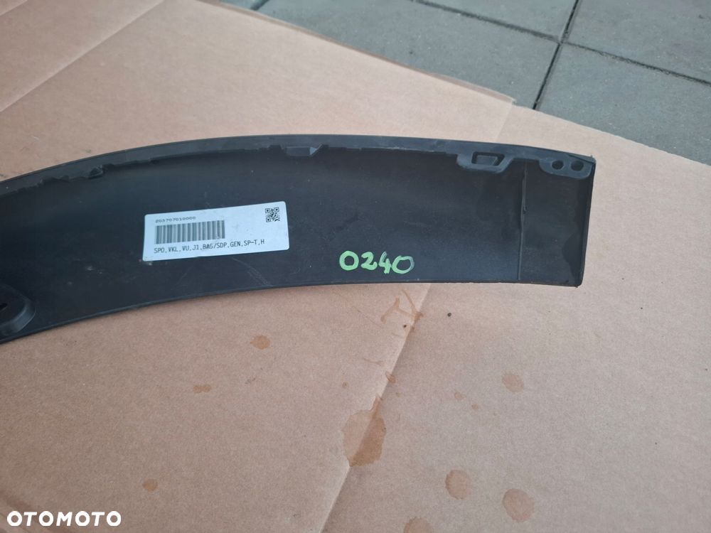 spoiler dokładka porsche taycan 9j oryginał super stan - 10