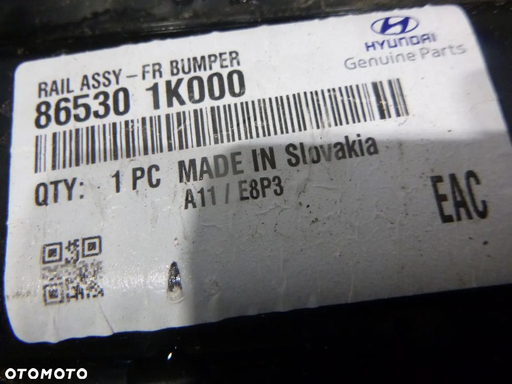 hyundai ix20 belka zderzaka przód nowa oryginał przednia - 2