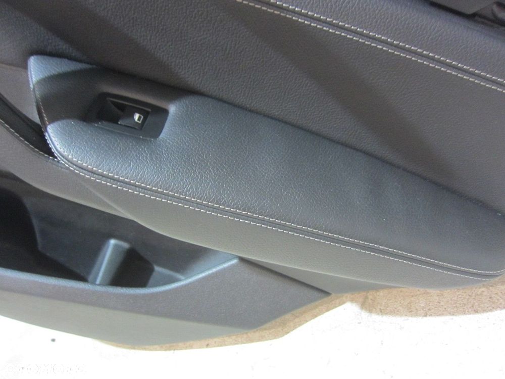 BMW X3 F25 BOCZEK DRZWI SKÓRA NEVADA PRAWY TYŁ CZARNY 51427279930 7279930 - 5