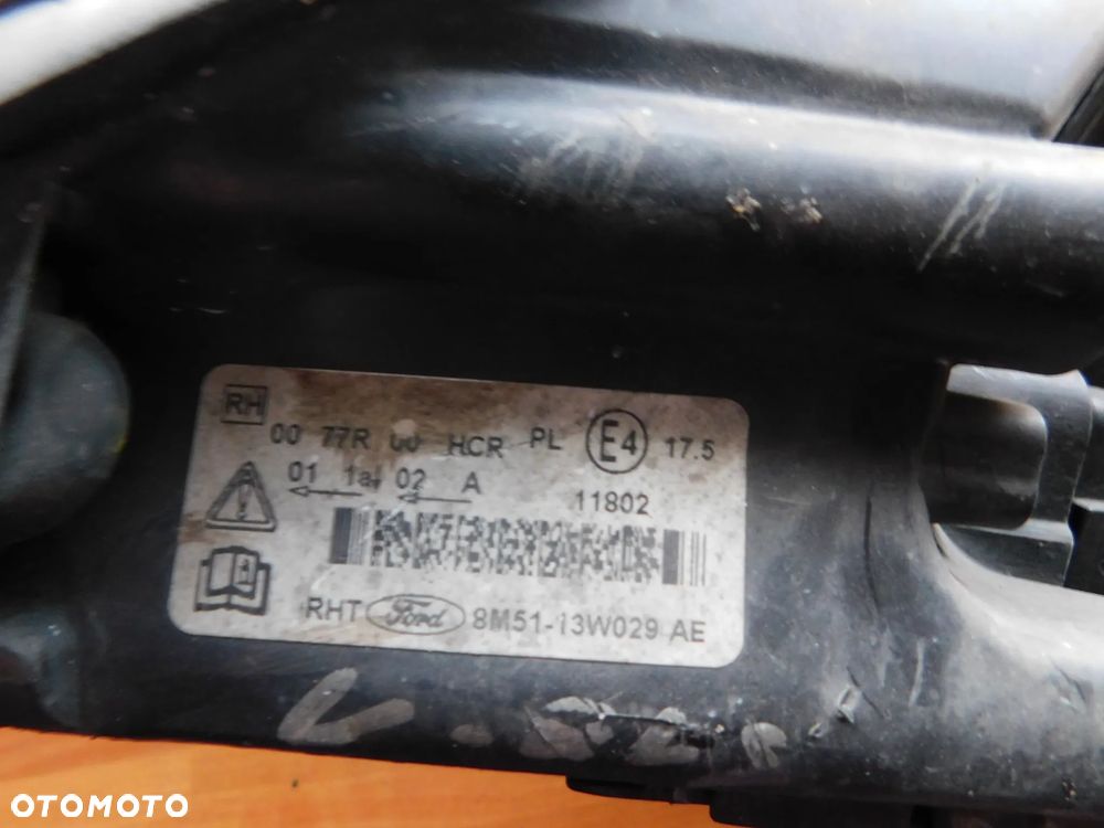 lampa prawa przód FORD FOCUS II LIFT FL  EUROPA - 8