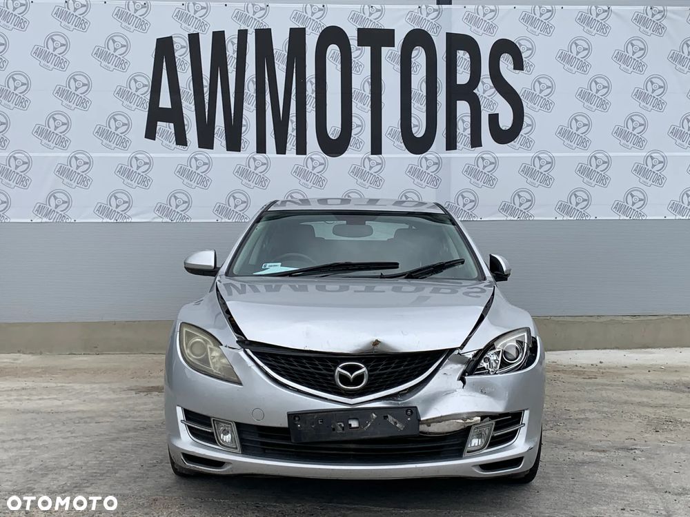 MAZDA 6 2009 *SAMOCHÓD NA CZĘŚCI* 1630MASKA, LAMPA, DRZWI, LUSTERKO, ZDERZAK, GRILL, BŁOTNIK, KLAPA, BELKA, DESKA, FOTELE, KANAPA, ĆWIARTKA KIEROWNICA, TARCZE, ZACISKI, ZAWIESZENIE, KOMPLETNY PRZÓD, KOMPLETNY TYŁ, LICZNIK, ZEGARY, PRAWE LEWE PRZÓD TYŁ - 2