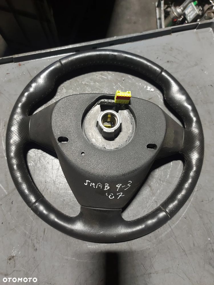 SAAB 9-3 '07R KIEROWNICA MULTIFUNKCJA AIRBAG SKÓRA - 3