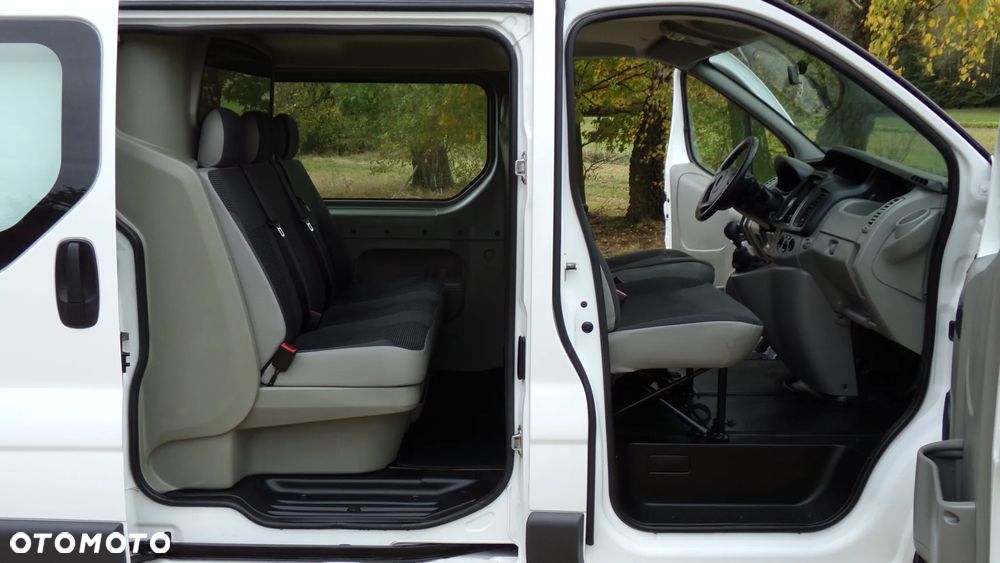 Opel VIVARO 2.0 115KM * LONG * KLIMA * BRYGADÓWKA 6 OSÓB * JAK NOWY ! - 19