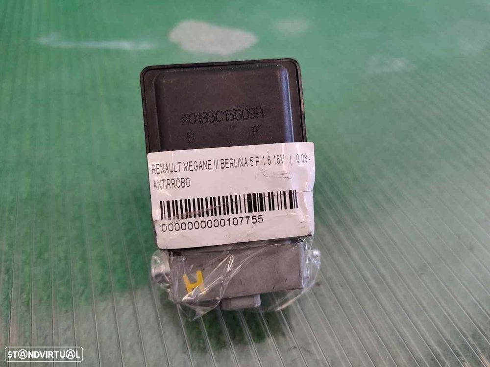ANTI-ROUBO RENAULT MEGANE III FASTBACK 2009 -8200604932 - 4