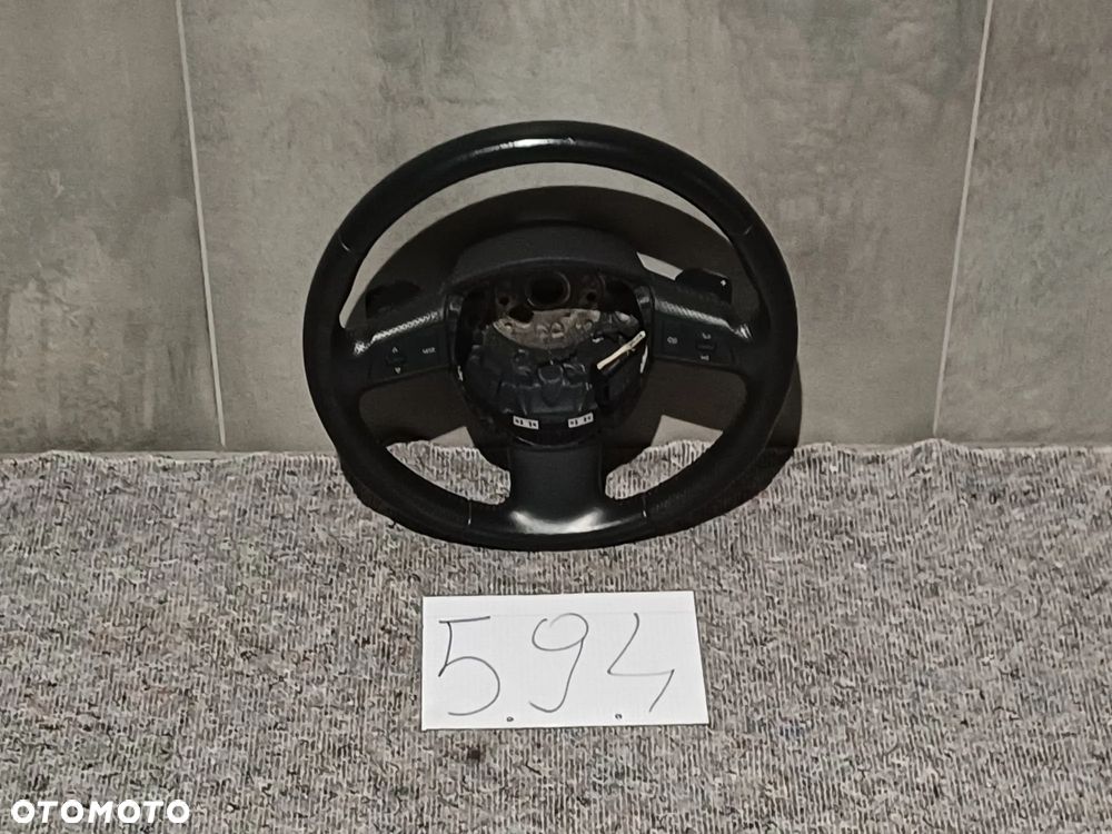 NR 594 Kierownica multifunkcja Audi A6 C6 4F0 skóra 4F0419091AQ - 1