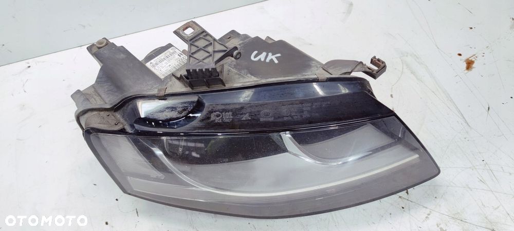 REFLEKTOR LAMPA PRAWY PRZÓD AUDI A4 B8 8K0941004A UK - 4