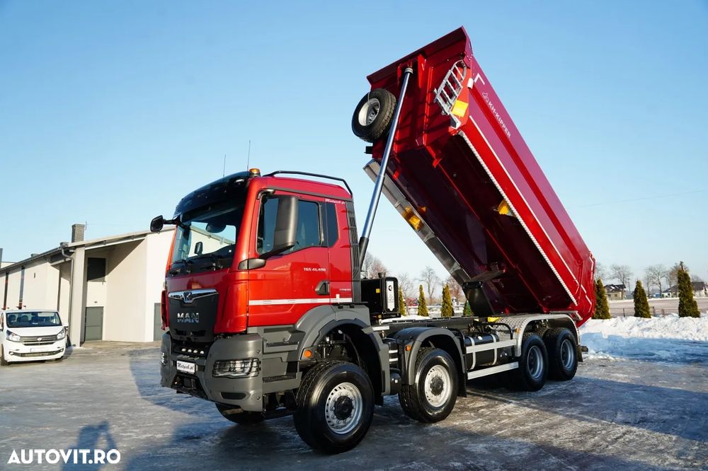 MAN TGS 41.480 / 8X8 / ​​BASCULATOR / AUTOMAT / NOU-NOUȚ / ECHIPAMENTE BOGATE / DISPONIBIL IMEDIAT / AUR METALIC / - 2