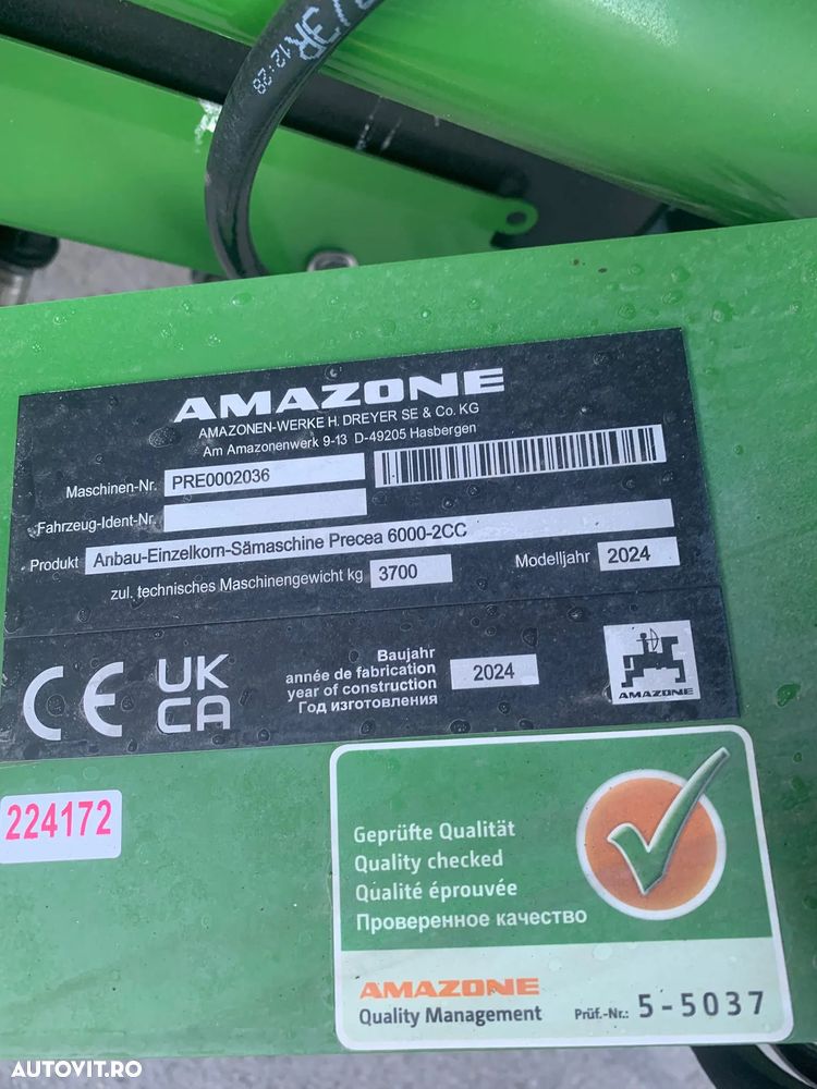 Amazone PRECEA 6000-2CC SUPER - 6