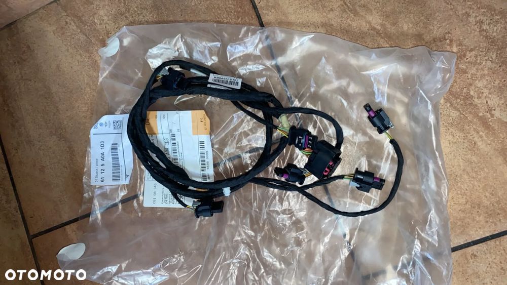 BMW G30 WIĄZKA ZDERZAKA POD CZUJNIKI PARKOWANIA 6PDC TYŁ 5A0A1D3 NOWA - 1