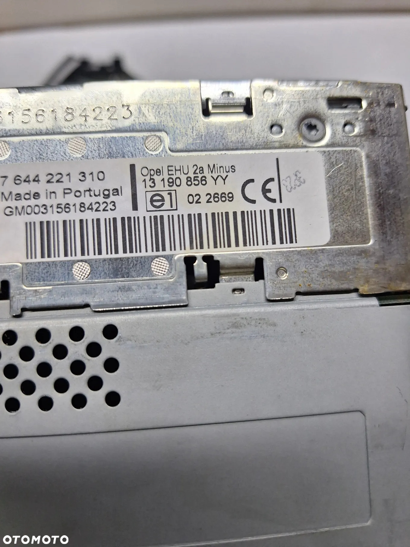 RADIO CD30 + WYŚWIETLACZ OPEL ZAFIRA B 07r EUR - 3