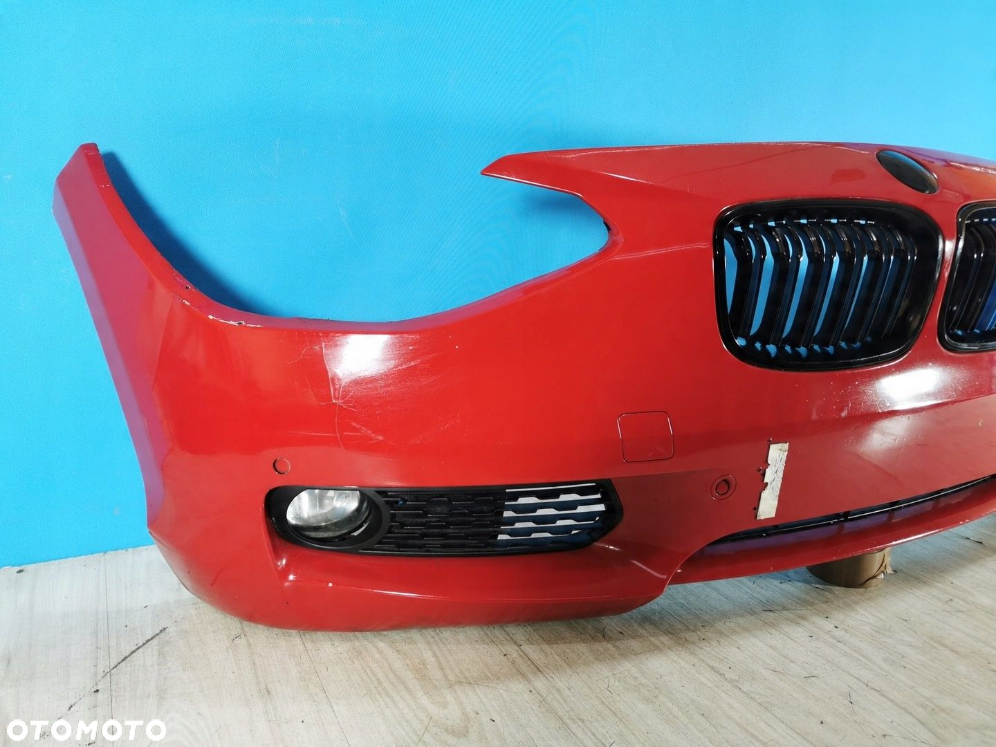 Bmw 1 F20 F21 zderzak przód przedni 11/15 PDC A61 karmesinrot - 2